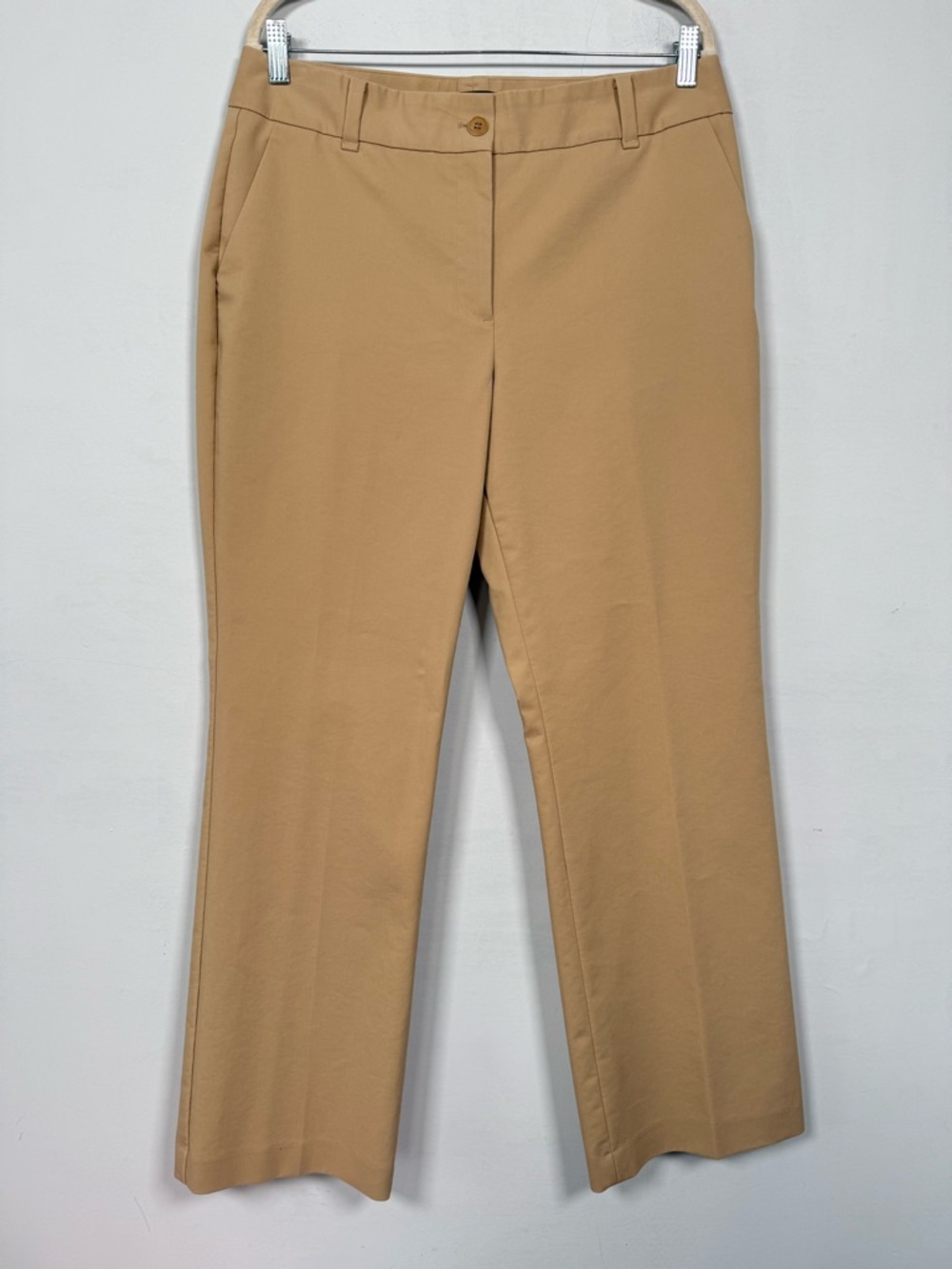 Talbots Straight Leg Heritage Pant in British Khaki, Size 12, Great Condition